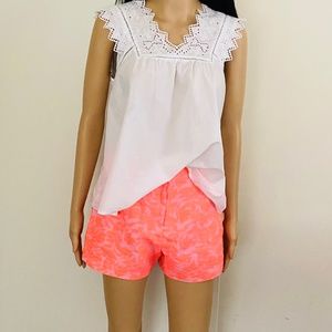 J crew Cute neon pink shorts